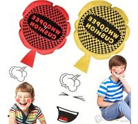 MeiyiZheng 2-Pack Giant Whoopee Cushions - Self-Inflating Fart Prank Kit with Bonus Whistle | Extra Large Whoopee Cushion for Pranks | Funny Gifts for Kids & Adults | Stocking Stuffers