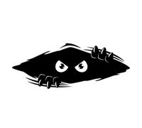 MeiyiZheng Peeking Monster Stickers Decals Waterproof Vinyl Decal Funny Peeking Car Decal for Car Bumper, Motorbike, Suitcase