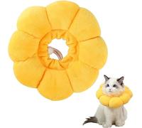 MeiyiZheng Soft Cat Cone Collar - Donut Recovery Collar for Cats & Small Dogs - Comfortable Post-Surgery E-Collar - Breathable Cotton Pet Neck Protector (Adjustable & Washable)