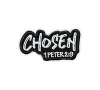 MEIYSTICK Choosen 1 Peter 2:9 Hook and Loop Embroidery Patches for Backpacks Hats Vest Dog Harness Bags, Bible Size 3" Tactical Applique Patch for Clothes, Religious Embroidery Patches for Christians