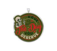 MEIYSTICK Have The Day You Deserve Dust Plug Charm, Kindle Charm, Acrylic Dust Plug Charms Type C or Lightning, Kindle Accessories Charms, Skeleton Funny Gifts for Boy Girl (Lightning)