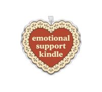 MEIYSTICK Heart Emotional Support Kindle Dust Plug Charms, Kindle Charm, Acrylic Dust Plug Charm Type C or Lightning, Kindle Accessories Charms, Mental Health, Gifts for Boy Girl (Type-C)