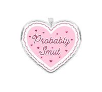 MEIYSTICK Probably Smut Dust Plug Charm, Kindle Charm, Acrylic Dust Plug Charms Type C or Lightning, Kindle Accessories Charms, Romance Pink Heart Girly Gifts for Boy Girl (Type-C)