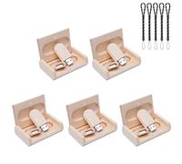 Meiyuexiang 5 PACK Wood USB Flash Drive Storage Stick USB3.0 Memory Stick with Wooden Box 8GB
