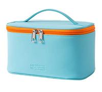 Meiyuuo Makeup Bag Cosmetic Bags Small for Women Ladies Zipper Pouch Makeup Organizer Waterproof Cute (Cyan Blue)