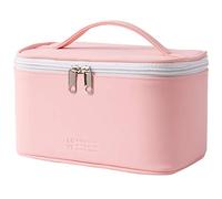 Meiyuuo Makeup Bag Cosmetic Bags Small for Women Ladies Zipper Pouch Makeup Organizer Waterproof Cute (Light Pink)