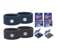 MEIYYJ Motion Sickness Bracelets Acupressure Relief for Motion Sickness Sea Sickness Wristbands for Adults & Kids,Morning Sickness Relief for Pregnant Women Ideal for Car Sea Air Tarvel-Blue/Gray