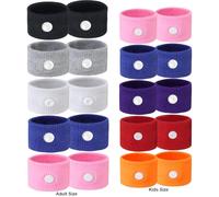 MEIYYJ Travel Sickness Bands for Adults and Kid Anti Nausea Wristbands for Motion & Morning Sickness Relief Bands for Pregnant Wowen Acupressure Nausea Relief for Car, Sea-10 Pairs Pure