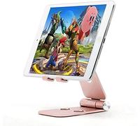 MEIZHEN Adjustable Metal Stand Nintendo Switch Playstand Cell Phone Stand Tablet Stand Universal 270 Degree Multi-Angle Rotatable,Fits All Smartphone iPad and Tablets - Rose Gold…