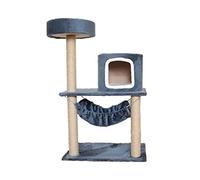 MEIZHITU Cat Tree Cat Climbing Tower Cat Climbing Frame With Cat Litter Cat Tree One Hammock Cat Jumping Platform, Multi Ayer Cat Scratching Board Toy