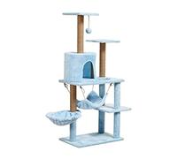 MEIZHITU Cat Tree Cat Climbing Tower Cat Climbing Tree 51 Inches Multi-Level Cat Tree With Sisal Scratching Posts, Plush Perches Condo And Basket Cat Tower
