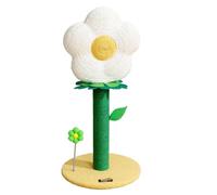 MEIZHITU Cat Tree Cat Climbing Tower Flower Shape Cat Scratching Post Cat Scratching Board Cat Climbing Frame Cat Supplies(White)