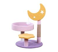 MEIZHITU Cat Tree Cat Climbing Tower Modern Cat Tree Tower For Indoor Cats Stars And Moon Cat Tree With Natural Sisal Scratching Posts