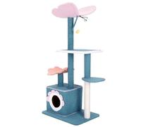 MEIZHITU Cat Tree Cat Climbing Tower Tall Cat Tree For Indoor Cats Butterfly Cat Tower Sisal Covered Scratching Posts Cozy Condo