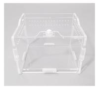 MEIZHITU Reptile Breeding Box Insect Home Office 2 Packs Acrylic Reptile Breeding Viewing Box For Spider Crickets