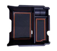 MEIZIYU 1pc Car Center Armrest Storage Box Black ABS Fit For Subaru Off-road 2018-2023 Center Console Organizer Container Auto Parts Automobile Central Console Organizer Box(Orange)
