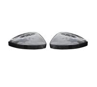 MEIZIYU 2pcs Side Wing Mirror Caps Cover Fit For VW Tiguan Allspace L MK2 2017 2018 2019 2020 Pair door mirror caps(Carbon fiber pattern)