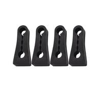 MEIZIYU Car Door Lock Deadener Damper Buffer,Fit for Toyota, Land Cruiser J100 J200 LC100 LC200 Vehicle Door soundproof Shock Absorber