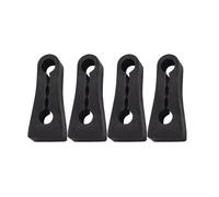 MEIZIYU Car Door Lock Sound Deadener Damper Buffer,Fit for Toyota, Land Cruiser Prado J120 J150 Vehicle Door soundproof Shock Absorber