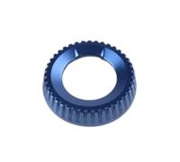 MEIZIYU Knob Decoration Ring Cover Trim,Fit For KIA, EV6 Niro EV Accessories Center Console Shifter Button Aluminum Red Blue Silver Black Car Gear Shift climate control button frame(Blue)