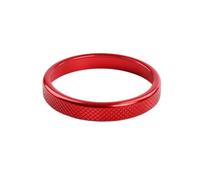 MEIZIYU Knob Ring Cover Decoration Trim,Fit For KIA, Mohave 2021-2024 Central Console Gear climate control button frame(Red)