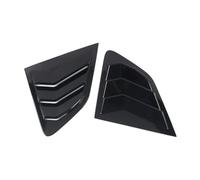 MEIZIYU Side Rear Window Scoop Louver Shutter Sticker,Fit For Nissan, Qashqai J11 2015-2020Cover Trim Car Styling car rear door glass shutter cover trim(Glossy Black)