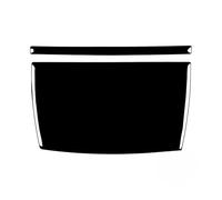MEIZIYU Storage Box Stickers,Fit for Ridgeline, 2017-2020 Piano Black Central Panel Trim Cover Car Interior Accessories Decorative Dashboard Switch Cover