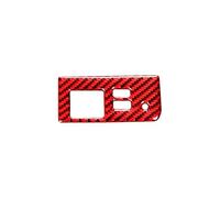 MEIZIYU USB Power Charge Panel Central Storage Frame Cover Sticker,Fit For Mazda, MX-5 ND Miata 2016-2022 MX5 Carbon Fiber Car Interior Red dashboard switch cover(USB panel)