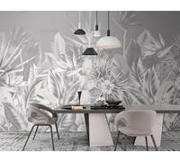 MEIZONGHUOJI Photo Wallpaper Wall Mural Plants and Flowers Bird of Paradise Non-Woven Murals Bedroom Living Room Decor Modern Design 300Cm(W) X210Cm(H)