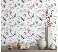 MEIZONGHUOJI Self Adhesive Wallpaper Bird On A Branch Wallpaper 45×300Cm Waterproof Peel and Stick Wallpaper Removable Sticky Back Plastic Living Room Bedroom Wall Furniture Vinyl Film
