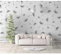 MEIZONGHUOJI Self Adhesive Wallpaper Dandelion Seeds Wallpaper 45×300Cm Waterproof Peel and Stick Wallpaper Removable Sticky Back Plastic Living Room Bedroom Wall Furniture Vinyl Film