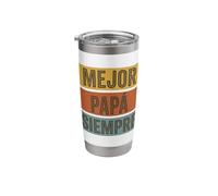 Mejor Papá Siempre Funny Father Design Stainless Steel Insulated Tumbler