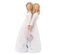 MEJORMEN Sisters Figurine Best Friends Figurine Gifts, Bestie Birthday Gifts for Women, 6.3'' Sculpted Hand-Painted Figure Sisters Friends Gifts to Show Your Forever Friendship