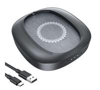 MEKASS Ultra-Silent Mouse Mover, Mouse Jiggler with Adjustable Interval Timer, Undetectable Mouse Mover Device with ON/Off Switch, Driver-Free Mouse Shaker for Keeping The PC Active (Space Gray)