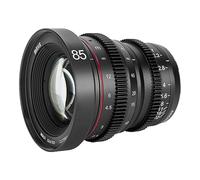 MEKE 85mm T2.2 Large Aperture Manual Focus 4K Cine Lens for Micro Four Thirds Mount Cameras Compatible with Olympus Panasonic Lumix Cameras GF3 GF5 GH1 GH2 GH3 GH4 GH5 GH6 GH7 and BMPCC 4K Zcam E2