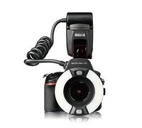 MEKE MK-14EXT-N I-TTL Macro Ring Flash Compatible with Nikon D7100 D7000 D5200 D5100 D5000 D3500 D3200 D3100 D90 D300S D600 with LED AF Assist Lamp