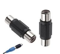 MEKEET 2PCS RCA Female to Female Coupler Phono Socket Converter