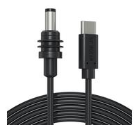 MEKEET Black Starlink Mini Cable 10FT/ 3M- Starlink Mini USB C to DC Waterproof Power Cord 100W Input USB Type C to DC Cable- Car Charger Starlink for Outdoor Camping Travel Work