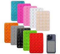 MEKEET Octobuddy 10PCS Multi-Colored 24-Granular Disk Phone Suction Pad Mini Anti-Slip Mat Double-Sided Cup Multipurpose Mat