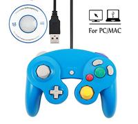 Mekela USB Wired Controller for Gamecube, Classic Gamepad for NGC Windows PC MAC (USB Blue)
