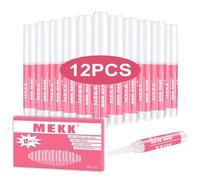 MEKK Nail Glue,Super Strong & Long-Lasting Nail Glue for Acrylic Nails,Press Ons & Nails Tips,Professional Adhesive for Nail Art Supplies,0.07OZ/PCS (12PCS)