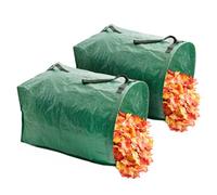 MEKKAPRO Big Gulp Leaf Bags, 2-Pack Lawn Bags with Reinforced Handles, 53 Gallon, Reusable Yard Waste Bags, Garden Waste Bag, Garden Bags for Debris, Lawn and Leaf Bags, Yard Bags, Leaf Collector