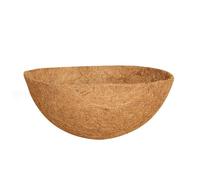 MEKLITRZ Natural Coco Hanging Basket Liners Cupped Shaped Coco Liner, Hanging Basket Coco Liner Natural Coconut Liner for Hanging Baskets at Indoor Outdoor Garden Porch and Balcony(12in)