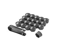 MeKnMoney 20Pcs Wheel Nut Covers for Audi Q5 2019-2026, Car Hexagonal Nut Covers Anti-Dust Wheel Bolt Cover Caps With Removal Tool,C/21mm-E/Grey