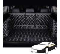 MeKnMoney Car Full Coverage Boot Liner For Peugeot 3008 GT-Line 2000-2024 2025, Leather Car Boot Protector Non-slip Pad Cargo Liners Accessories,A/Black