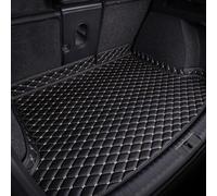 MeKnMoney Car Leather Boot Mats For Defender 90 2020-2024, Trunk Carpet Protection Pad Waterproof Interior Accessories,B/Black Beige