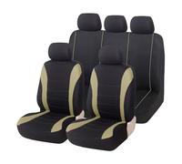 MeKnMoney Car Seat Covers For VW Beetle Caddy Caravelle T5 T6 T6.1 EOS, Set Car Seat Protectors Front Rear Cushion Car Seat Interior Accessories,B/Grey