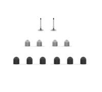 MEKO 12pcs Replacement Tips for MEKO 3 in 1 Stylus Pens for Touch Screens