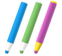 MEKO Stylus Pen for Kids Amazon Fire Tablet, 3 Pack Kid-Friendly Stylus | Tablet Pen for Fire HD Tablet 8/10, Kindle, Kids SmartWatch, iPad, iPhone Duo, Easy Grip Durable & Safe (Pink Blue Green)