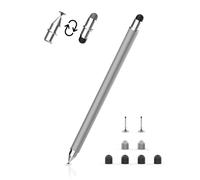 MEKO Stylus Pens for Touch Screens, 3 in 1 Magnetic Replacement Tip Tablet Touch Screen Pen, Universal High Sensitivity Stylus for iPad/Pro/Air/Mini/iPhone/Samsung/Google/Motorola (Grey)